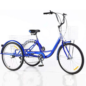 Triciclo utilitario Deseo de 26 pulgadas y 3 velocidades con cesta para personas mayores y mujeres que se desplazan diariamente - Product Image 4