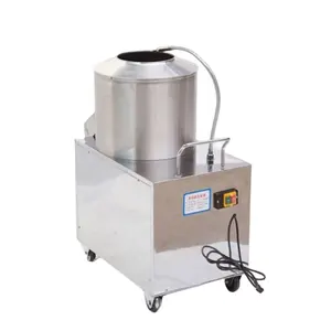 Máquina industrial automática de lavar e descascar pele de batata, nova condição, para batata doce, gengibre, cenoura, taro, frutas/alho