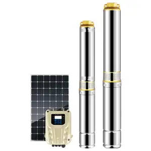 Zheming Pompe A Eau Solaire Centrifugeuse 72 볼트 Bldc 깊은 우물 태양 펌프 잠수정 워터 펌프