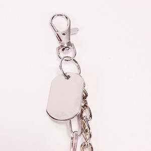 Chaîne de taille géométrique double couche en alliage de zinc argenté, chaîne de corps unisexe pour usage quotidien, chaîne de pantalon style Hip Hop Street Fashion - Product Image 4