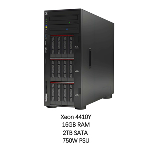 New Lenovo thinksystem st650v3 Xeon Bạc 4410y 16GB Ram 2t SATA kép 10gbe Nic SATA điều khiển tùy chỉnh 4U tháp máy chủ - Product Image 1