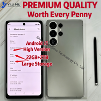Nouveau Smartphone 5G S26 Ultra 2026 16G/22G+1TB/2TB Android 16 108MP avec Stylet Intégré Double SIM Débloqué Mondial 144Hz Deca Core 8000mAh