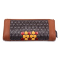 Almohada de Masaje Luxuryade T50 con Rayos Infrarrojos Lejanos y Tecnología PEMF, Terapia Térmica Ajustable de 30-70 para Cuello/Espalda/Hombro/Cintura
