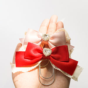 Clip a Fiocco Decorative Segnalibri per Agenda - Product Image 2