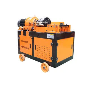High Speed Hydraulic Automatic Electric Steel Rod Rebar Thread Rolling Screw Bolt Making Machine With Durable Performance