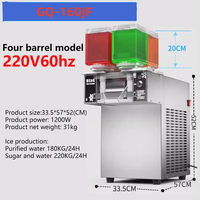 Nouvelle conception de machine à glace en flocons de neige commerciale de grande taille, 1200W, modèle le plus populaire, machine à glace en flocons de neige pour cafés et confiseries