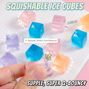 Creative Ice Cube <b>Cat</b> Paw <b>Squishy</b> Jelly Sticky Sensory Soft PVC Kids Stress Relief Toy Wholesale - Product Image 3