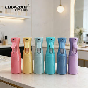 Botella pulverizadora de niebla continua de alta presión de 150ml, 200ml, 300ml, 500ml, de colores, personalizada, vacía, para salón de belleza, venta al por mayor - Product Image 1