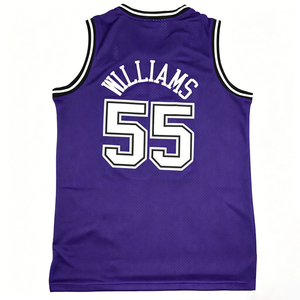 Maillot cousu Jason Williams pour hommes 2026 # Maillot de basket-ball rétro décontracté 55 Mike Bibby Chris Webber Peja Stojakovic - Product Image 4