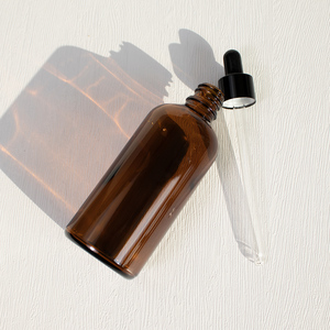 Botella de Vidrio Ámbar de 30 ml con Gotero, Botella para Aceites Esenciales con Tapa Negra para Cosméticos - Product Image 4