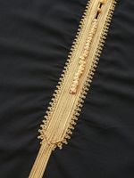Qamis Homme CCY Jalabiya – Vêtement de Prière Ethnique pour Hommes, Boubou Islamique, Tenue Musulmane du Ramadan, Thobe Marocain, Robe de Prière