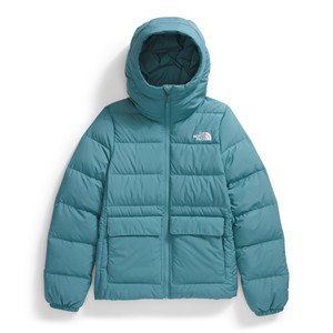 Chaqueta Aislante Gotham para Mujer de The North Face, Impermeable, Cortavientos, Cuello Alto, Color Azul Alga, Talla XX-Large - Product Image 2