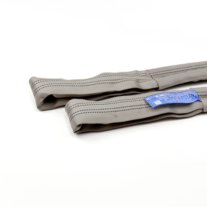 ZHONGYI Sling de levage sans fin gris 4 tonnes en sangle polyester certifié CE/GS/ISO9001, facteur de sécurité 6:1, pour grue de levage d'entrepôt - Product Image 2