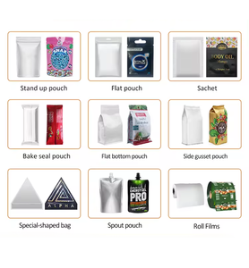 הדפס מבריק מותאם אישית לעמוד שקית אלומיניום נייר אלומיניום שקית ניילון שקיות פלסטיק עם רוכסן - Product Image 4