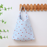 Sac fourre-tout personnalisé à rayures, écologique, pour femmes, portable, pour le shopping, la plage et les activités de plein air, vente en gros