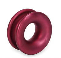 Service de fraisage CNC sur mesure, anneau à faible friction en aluminium, poulie de guidage en aluminium pour équipement de guidage de cordes