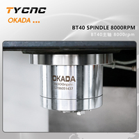 Mesin Permesinan Vertikal VMC850 Berkinerja Tinggi 3 Axis CNC Milling Machine BT40 24T ATC untuk Pembuatan Cetakan