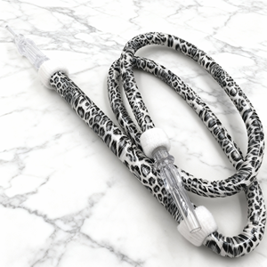 Tuyaux en plastique pour narguilé à l'imprimé léopard, élégants et tendance, pour chicha, bar, fête, accessoires de fumage stylés - Product Image 1