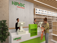 Étagère de supermarché autoportante double face robuste en bois et métal, personnalisable avec plan de conception interne 2D/3D gratuit