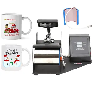 2 In 1 combo digital mug heat press transfer sublimation machine cup printing machine 11oz