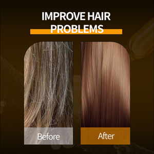 Masque capillaire Greenlem <span class=keywords><strong>Gold</strong></span> <span class=keywords><strong>Caviar</strong></span> pour cheveux permanents, colorés, secs et abîmés, réparation anti-casse, nourrissant en profondeur, 500 ml, soin de luxe - Product Image 3