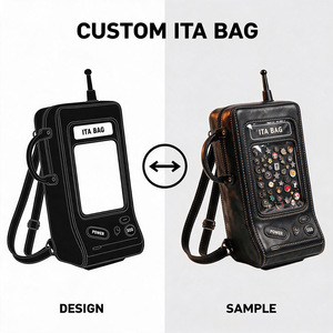 Fabricant de sacs Ita personnalisés, sac à main Itabag en forme de téléphone avec porte-épingles, sac à dos - Product Image 2