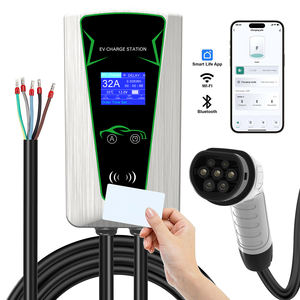 Smart Type 2 EV Charger <span class=keywords><strong>Wall</strong></span> <span class=keywords><strong>Box</strong></span> <span class=keywords><strong>stazione</strong></span> <span class=keywords><strong>di</strong></span> <span class=keywords><strong>ricarica</strong></span>-Rapid EV WallbBox 32 AMP 22kw IP67 <span class=keywords><strong>stazione</strong></span> per auto elettrica con scheda RFID - Product Image 1