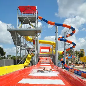 Family Commercial Water Slide Raft Boomerang Water Slide Price For Sale