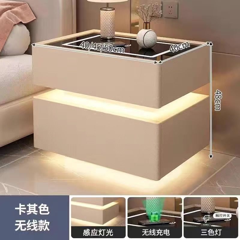 Haut-parleur intelligent à double éclairage [Kaki]