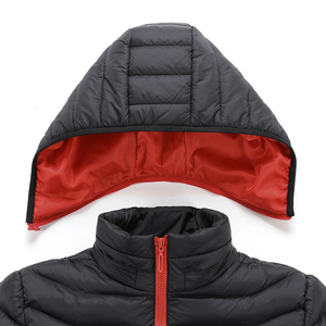 ANSZKTN-Manteau matelassé à 11 zones chauffantes USB pour hommes, veste chauffante rembourrée à capuche et recharge - Product Image 4