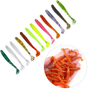 Esca per spigola Hengjia t Tail Soft Worm esca per <span class=keywords><strong>pesca</strong></span> Soft - Product Image 1