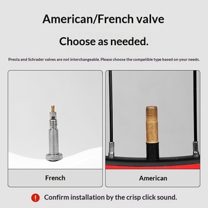 Capuchon de valve de vélo en PVC étanche avec design personnalisé pour la décoration de vélo de route - Portable et facile à installer - Équipement de cyclisme - Product Image 5