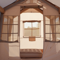 Tente gonflable YJHOME unique en tissu Oxford 420D/600D, personnalisée, imperméable 2000-3000 mm, installation rapide pour le camping en plein air