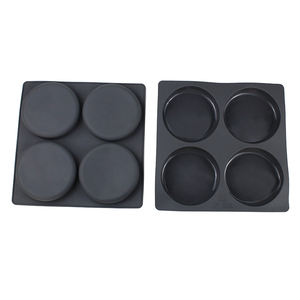 Moule de boulangerie en silicone Hamburger Presse à viande BBQ Patty maker Baignoire pour petits gâteaux ou pain Hamburger Bun Outil de cuisson - Product Image 3