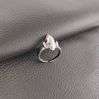 Haute qualité YuGi-Oh Duel Monsters jeu de cartes à collectionner Blue-Eyes White Dragon Silver Metal Ring comme cadeaux