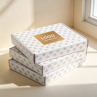 Boîte de luxe à motif floral estampé à chaud, production en 72h, boîte d'expédition en carton imperméable anti-écrasement