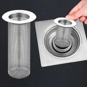 Filtre de vidange pour salle de bain, filtre d'égout, évier, lavabo, grille anti-cheveux, universel - Product Image 1