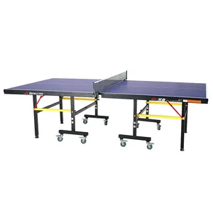 מפעל סיטונאי באיכות גבוהה מתקפל מטלטלין כיריים בצפיפות גבוהה שולחן טניס שולחן פינג פונג שולחן