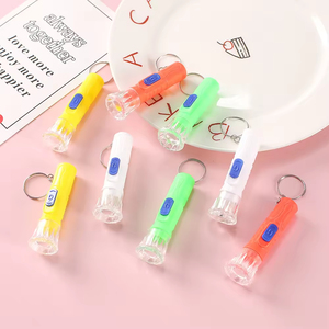<b>Bright</b> Mini AA LED Keychain Flashlight Waterproof USB Rechargeable Camping <b>Torch</b> with Random Color Keyring - Product Image 3
