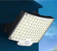 Lampe de jardin à détecteur de mouvement super lumineuse extérieure 106 LED Télécommande à induction Led Garden Street Lights