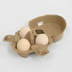 Solution complète d'emballage d'œufs : Barquette en pulpe biodégradable 2-20 alvéoles, antichoc, empilable, prête pour la logistique mondiale - Product Image 6