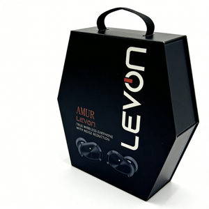 Levon Music True Wireless Earbuds Hexagonal Rigid Box With Handle Four-Color Printing <b>Consumer</b> <b>Electronics</b> Packaging - Product Image 4