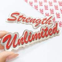 Autocollants 3D en silicone transparent en résine PVC, accessoires et décalcomanies en résine époxy, conception personnalisée avec logo pour emballage et artisanat