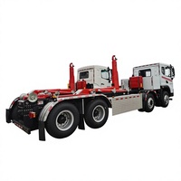 Camions compacteurs électriques Dongfeng à crochet élévateur, camions à ordures amovibles, stations de collecte mobiles, vente directe d'usine