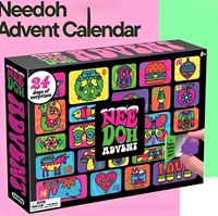 Calendrier de l'Avent Squishy Noël 2026 TPR – Boîte Surprise 24 Jours de Compte à Rebours – Jouets Anti-Stress à Presser – Cadeau