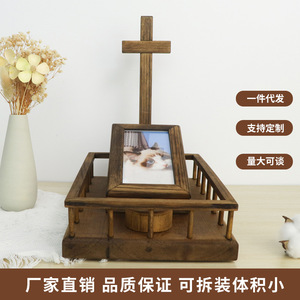 Urne en bambou pour animaux de compagnie, Tube de dispersion, pour chiens, pattes d'enterrement, cendres, souvenir biodégradable, en Stock - Product Image 6