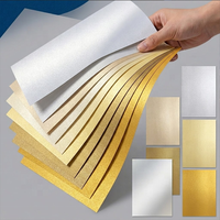 Papier cartonné nacré métallisé blanc glacé or et argent scintillant de qualité supérieure pour la conception de boîtes à bijoux et de couvertures de menus