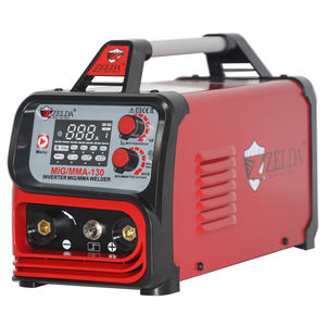 แบบพกพาเครื่อง<span class=keywords><strong>เชื่อม</strong></span> mig โดยไม่ต้อง<span class=keywords><strong>ใช้</strong></span><span class=keywords><strong>แก๊ส</strong></span> 130A เครื่องเชื่อม mig เครื่องเชื่อม LCD เครื่องเชื่อม mig 220v - Product Image 1