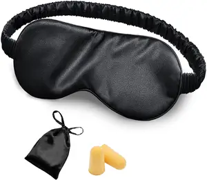 Hot Sell Blindfold with Double Layer Mulberry Silk 3d Sleep Mask Silk for Travel and Nap Eye Cover Eyeshade