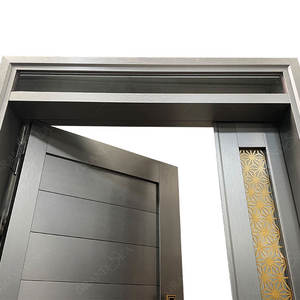 Fournisseur chinois <span class=keywords><strong>de</strong></span> portes en acier <span class=keywords><strong>de</strong></span> <span class=keywords><strong>sécurité</strong></span> extérieures simples et doubles, design <span class=keywords><strong>de</strong></span> luxe personnalisé, haute qualité, <span class=keywords><strong>prix</strong></span> bas - Product Image 6